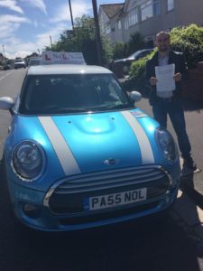 Passed First Time With One Fault With Pete
